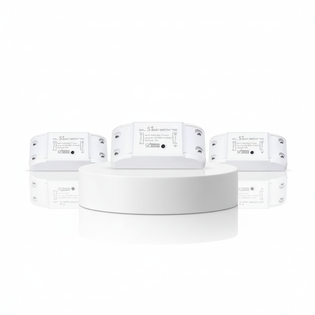 kit 3 pz interruttore Smart Switch WiFi Tuya 1 Canale Domotica Alexa Google