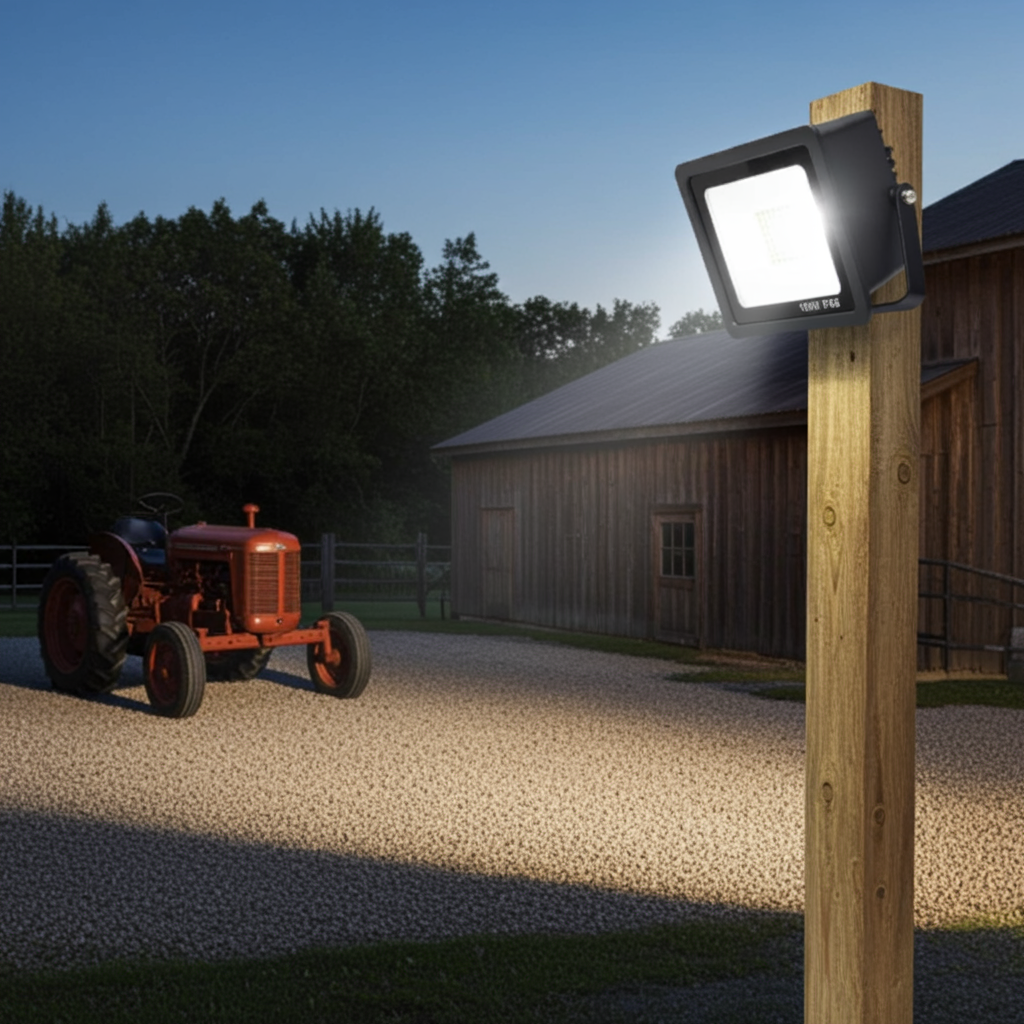 faro led 100 watt per esterno illuminazione  resistente 