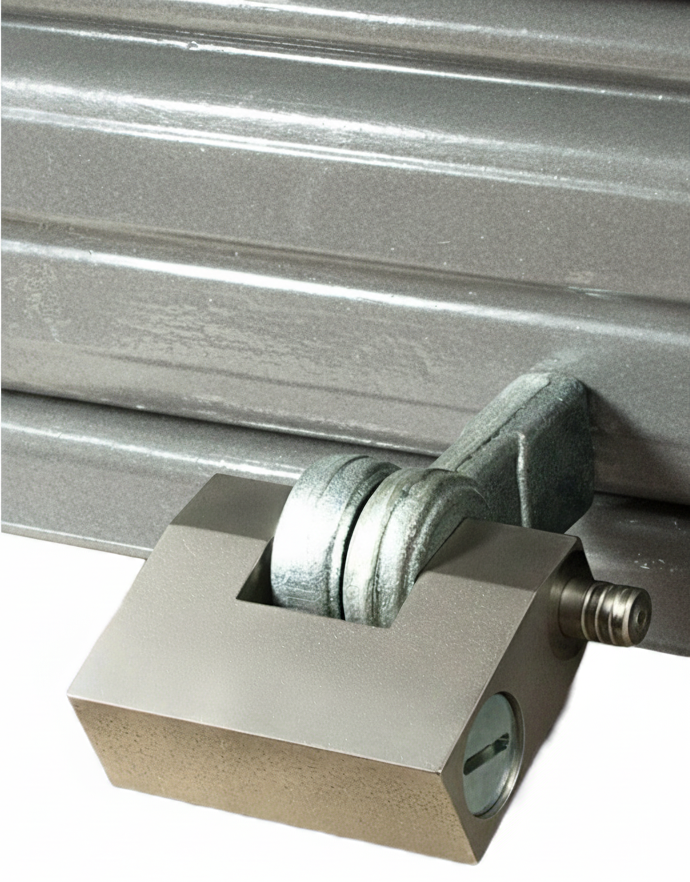 Kit Antifurto Serranda OEM Fissaggio Terra Sicurezza Avvolgibile - lucchetto non incluso