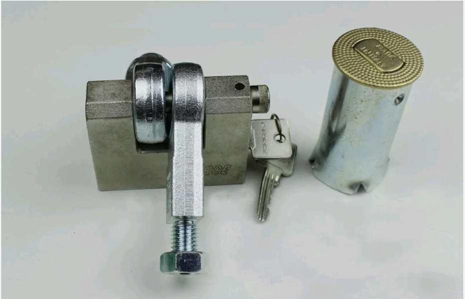 kit sicurezza serranda avvolgibile padlock lucchetto